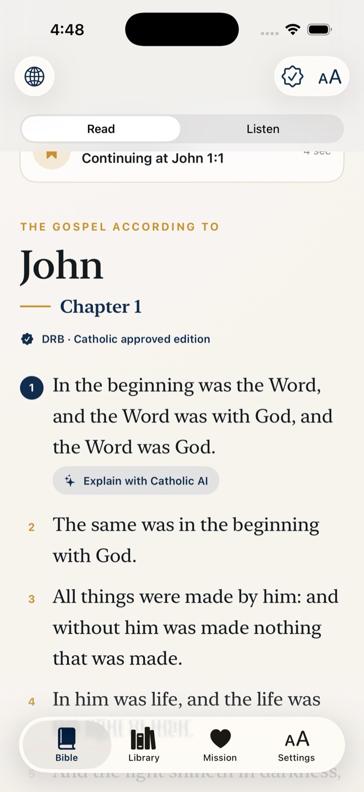 Verbum: The Bible iPhone app screenshot